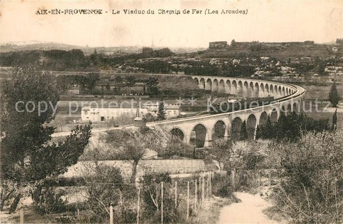 Aix-en-Provence Le Viaduc du Chemin de Fer Les Arcades