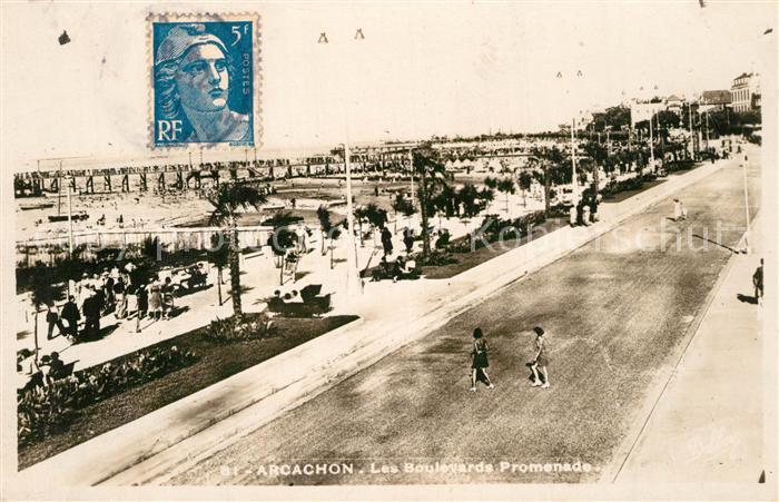 Arcachon Gironde Les Boulevards Promenade