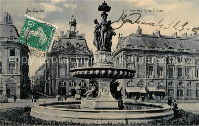 Bordeaux Fontaine des Troix Graces