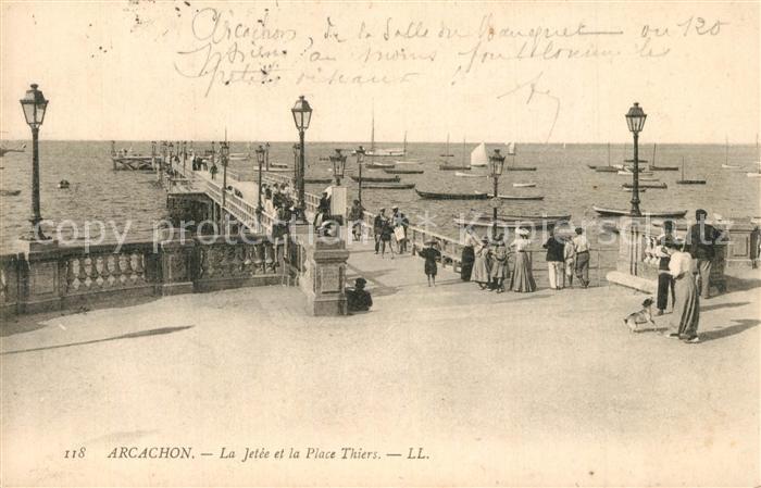Arcachon Gironde La Jetee et la Place Thiers