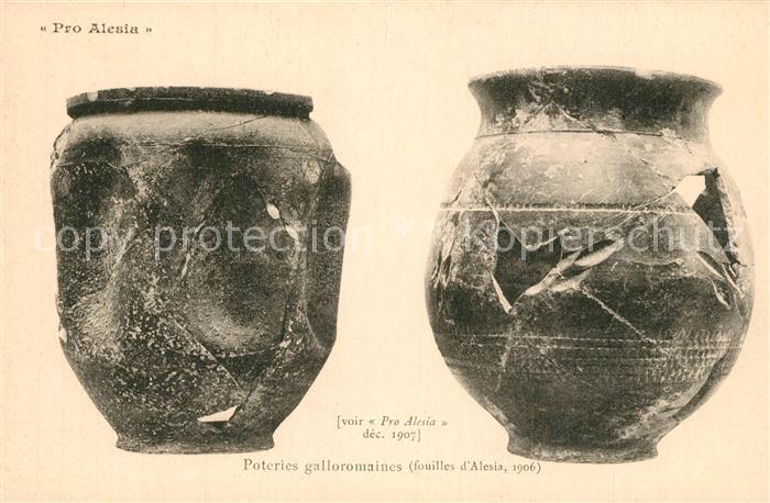 Alesia(Roman War) Alise-Sainte-Reine Poteries galloromaines