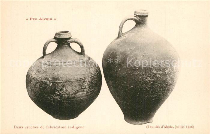 Alesia(Roman War) Alise-Sainte-Reine Deux cruches de fabrication indigene