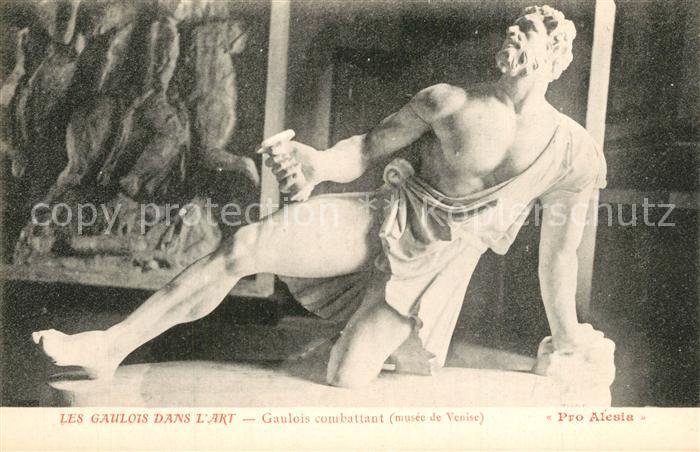 Alesia(Roman War) Alise-Sainte-Reine Gaulois combattant musee de Venise