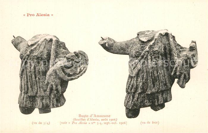 Alesia(Roman War) Alise-Sainte-Reine Buste d’Amazone