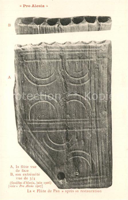 Alesia(Roman War) Alise-Sainte-Reine La Flute de Pan apres sa restauration