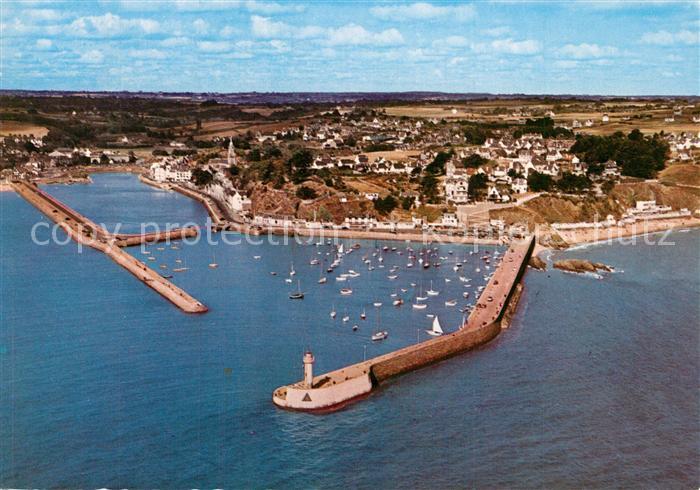Binic Cotes d Armor Le Bassin Le Port La Plage de l’Avant Port Vue aerienne
