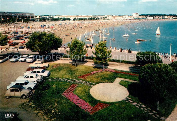 Royan 17 La Plage et le Front de Mer vues des Jardins du Casino
