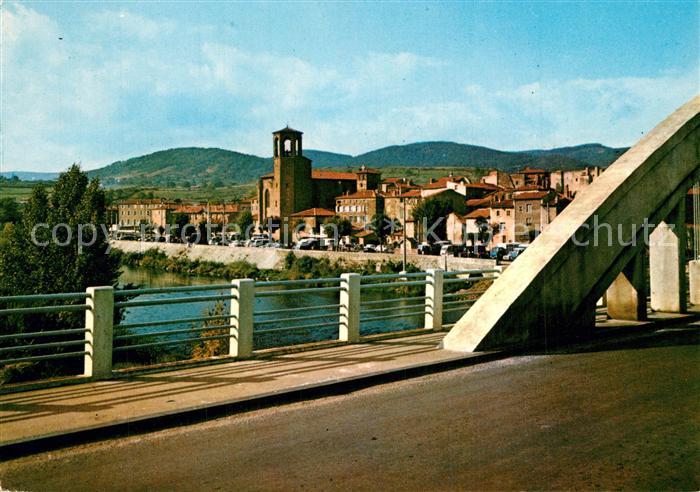 Langeac Le quai en bordure de l'Allier