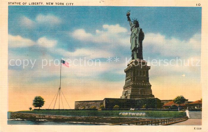 New York City Statue of Liberty Illustration