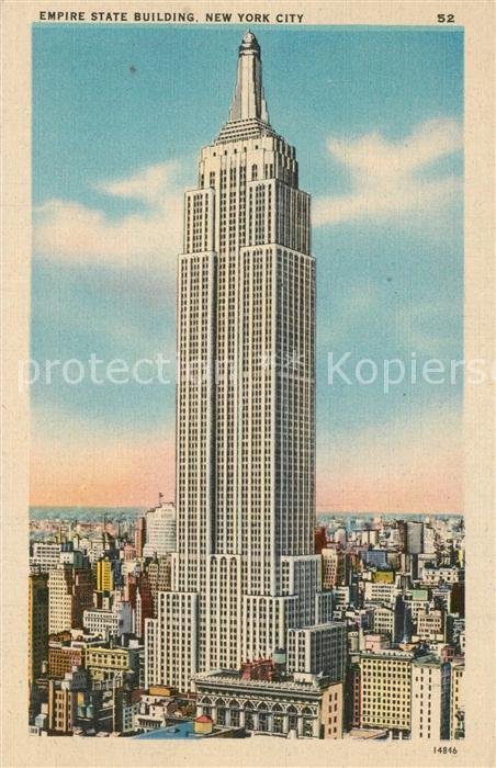 New York City Empire State Building Manhattan Illustration