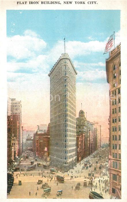 New York City Flat Iron Building Illustration