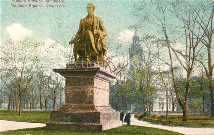 New York City William Seward Monument Madison Square