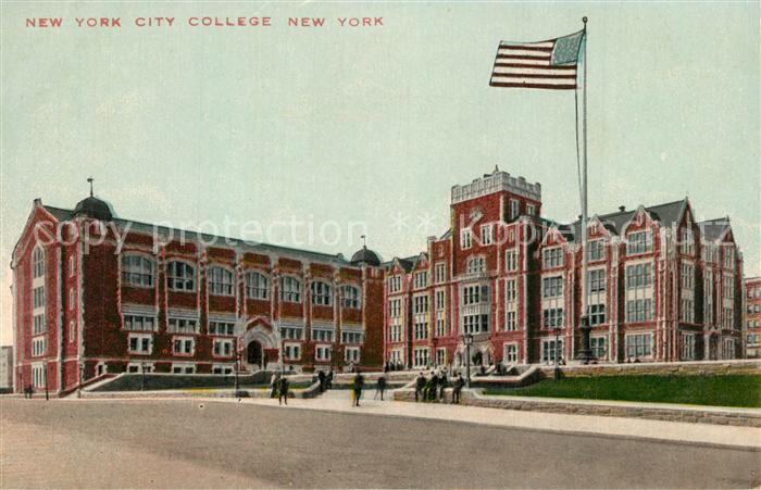 New York City College American Flag