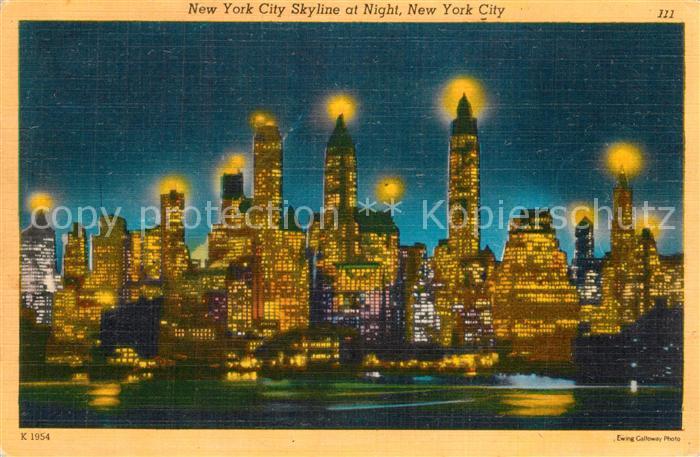 New York City Skyline at night
