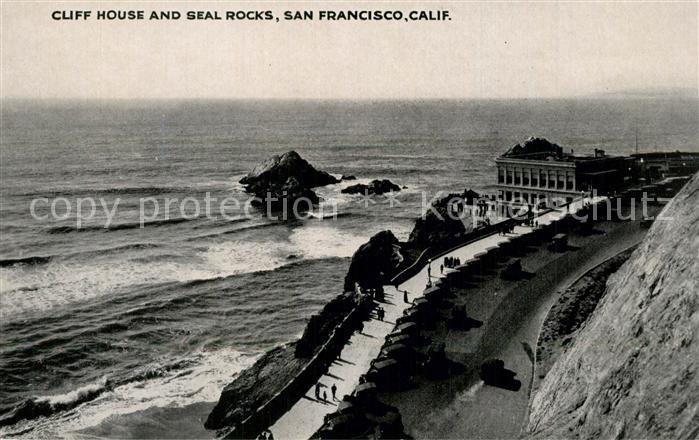 San Francisco California Cliff House and Seal Rocks