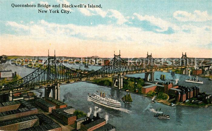 New York City Queensboro Bridge and Blackwell's Island