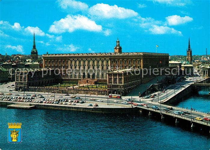 Stockholm Kungliga Slottet Koenigliches Schloss