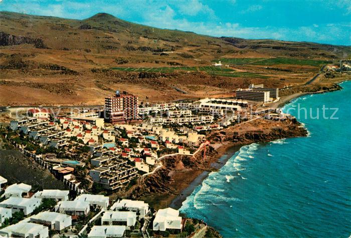 Las Palmas Gran Canaria Kuestenpanorama Fliegeraufnahme