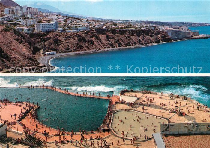 Bajamar Tenerife Kuestenpanorama Fliegeraufnahme