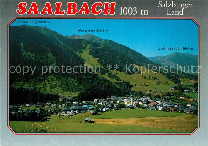 Saalbach-Hinterglemm Panorama Hoehenluftkurort Salzburger Land