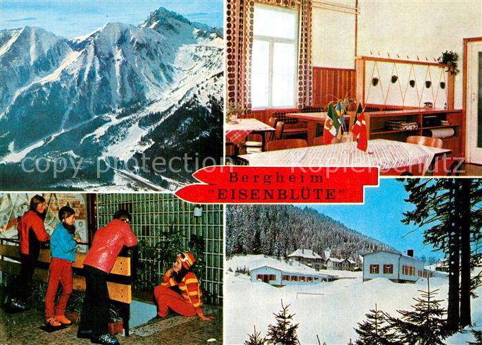 Vordernberg Bergheim Eisenbluete Winterlandschaft Alpen