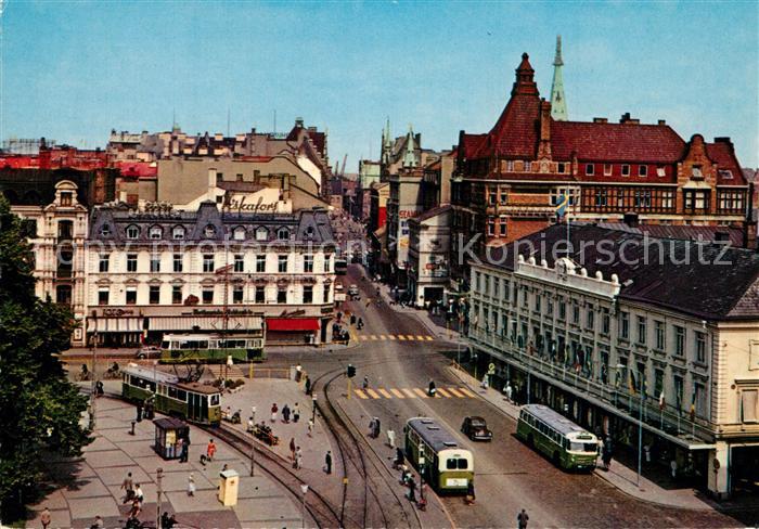 Malmoe Gustav Adolfs torg med Soedergatan