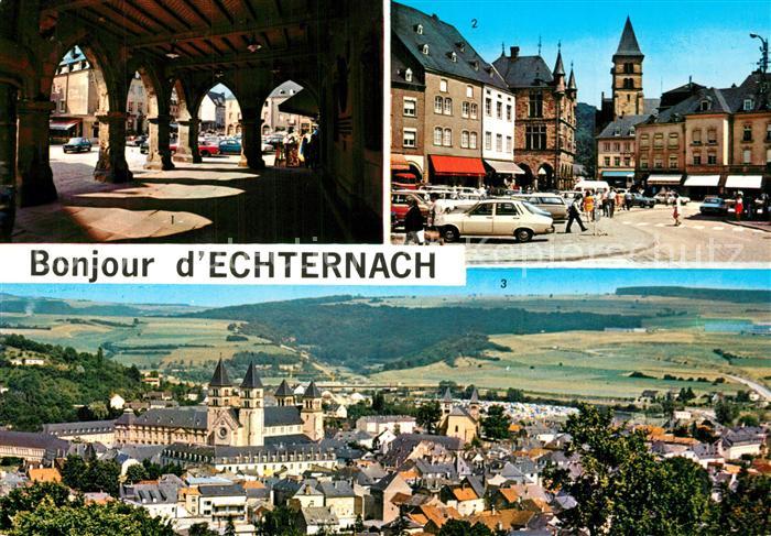 Echternach Denzelt Place du Marché Panorama