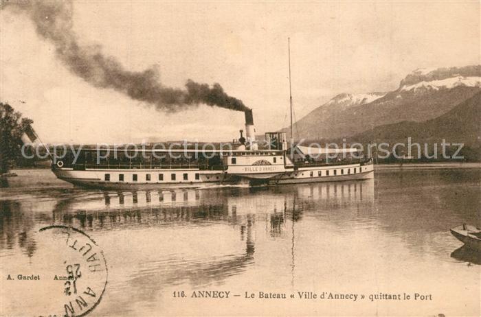 Annecy Haute-Savoie Bateau Ville d Annecy Port