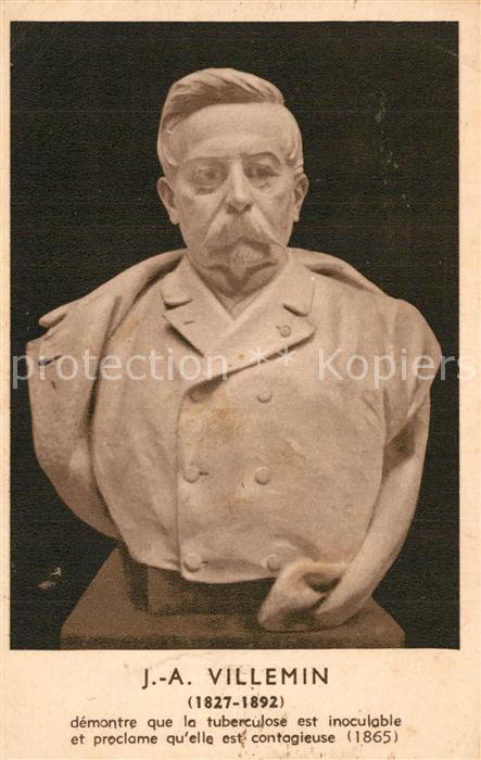 Persoenlichkeiten Jean Antoine Villemin B?ste Tuberculose