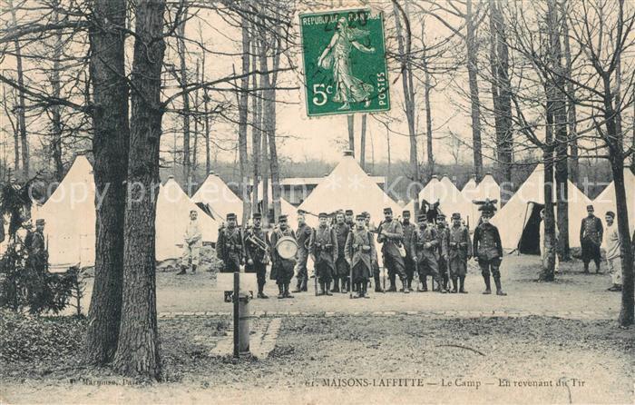 Militaria Frankreich Maisons-Laffitte Camp Reventant du Tir