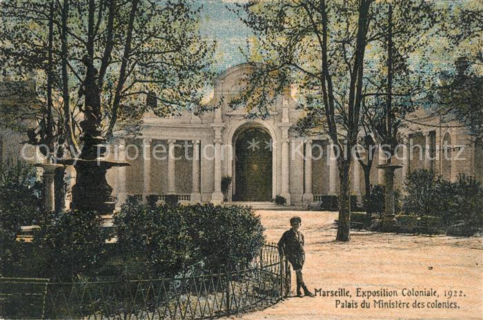 Exposition Coloniale Marseille 1922  Palais du Ministere des Colonies
