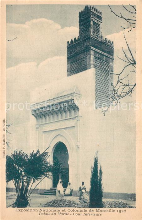 Exposition Coloniale Marseille 1922  Palais du Maroc