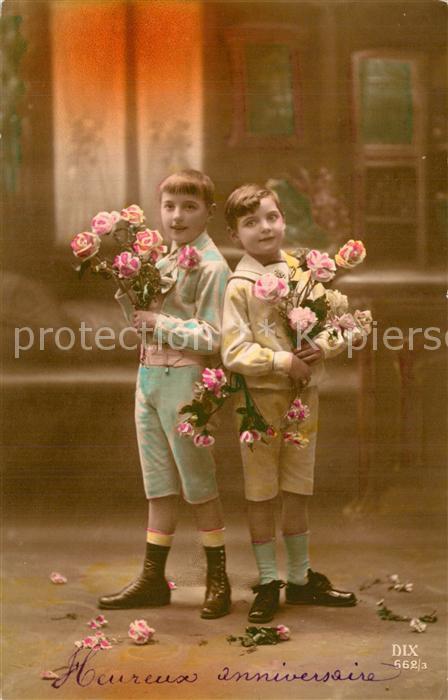 Foto DIX Paris Nr. 662/3 Jungen Rosen Gl?ckwunsch