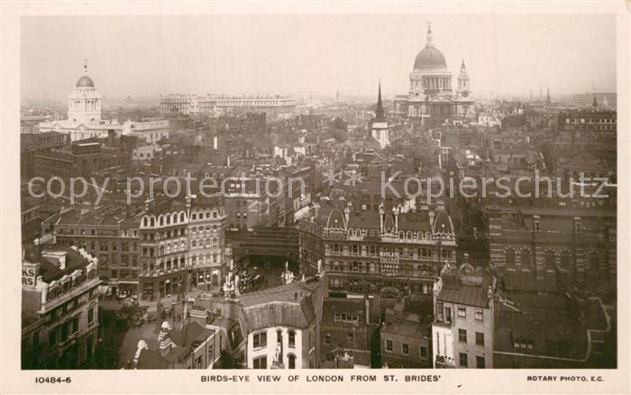 Foto Rotary Nr. 10484-6 London from St. Brides