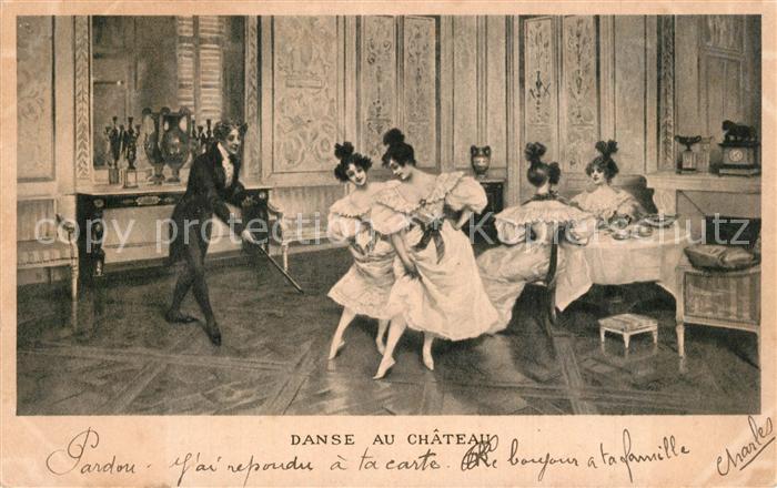 Tanz Taenzer Danse au Chateau
