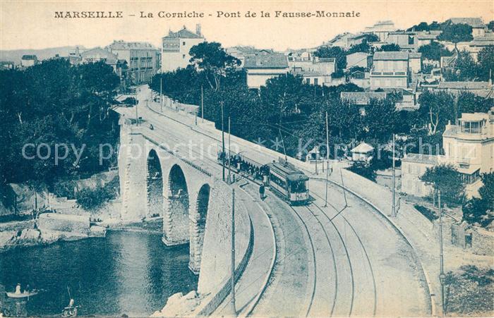 Strassenbahn Marseille Corniche Pont de la Fausse-Monnaie