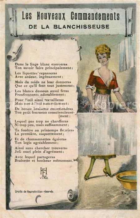 Buegeleisen Nouveaux Commandements de la Blanchisseuse