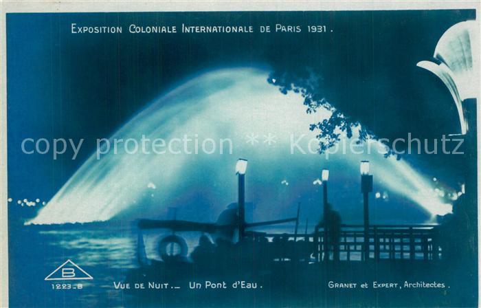 Exposition Coloniale Internationale Pari Pont d_Eau