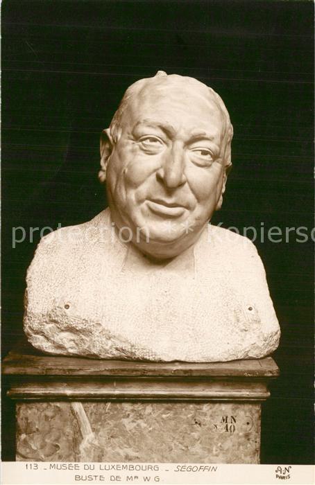 Skulpturen Buste de Mr. W.G. Segoffin Musee du Luxembourg