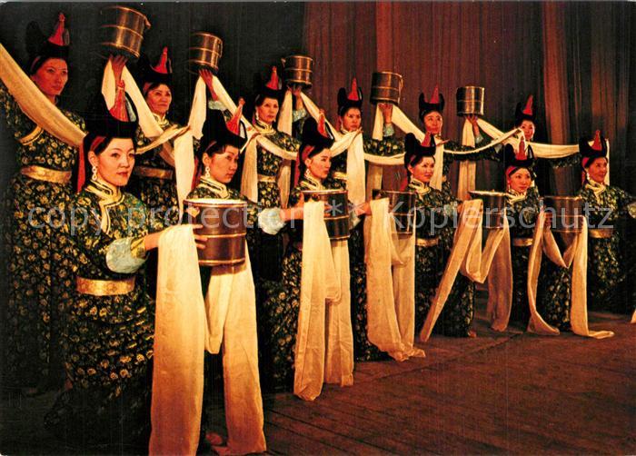 Tanz Taenzer Milkmaid Dance Mongolia