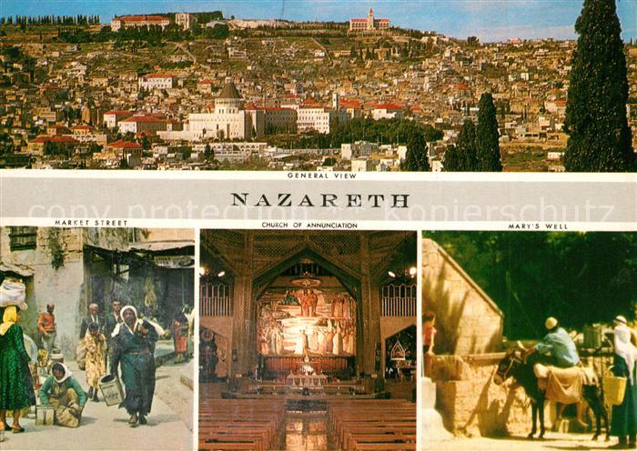 Nazareth Israel Market Street Church of Annunciation Marys Well