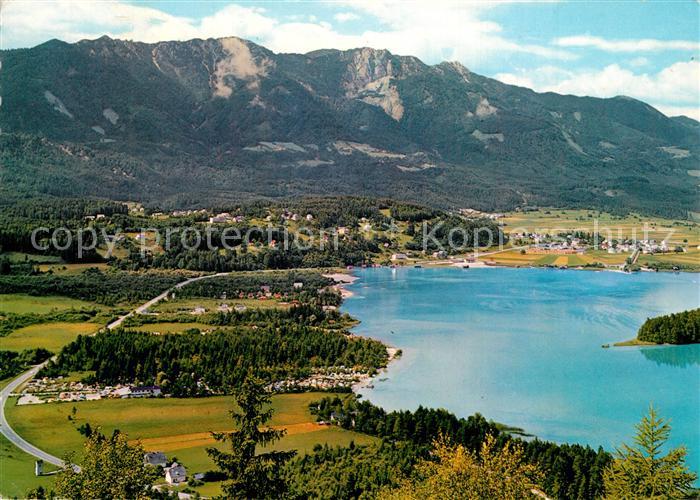 Faakersee Blick vom Tabor Mittagskogel