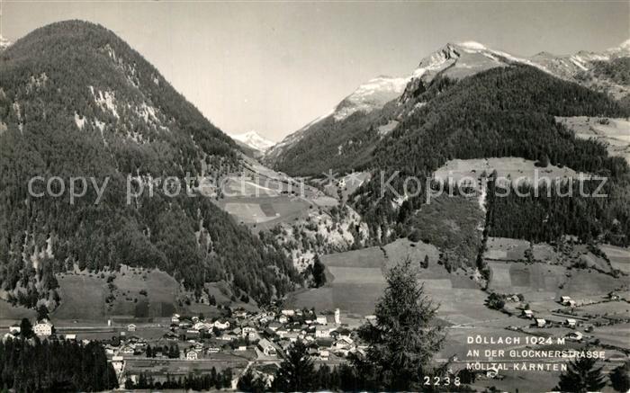 Doellach Kaernten Panorama Moelltal Alpen
