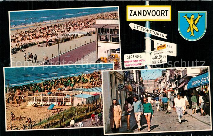 Zandvoort Holland Strand Promenade Kirchenstrasse Ladengeschaefte