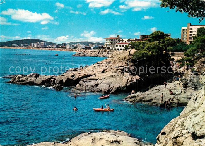 Playa de Aro Cataluna La Cova Kuestenpanorama