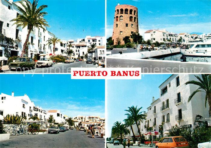 Puerto Banus Stadtansichten Hafen Turm