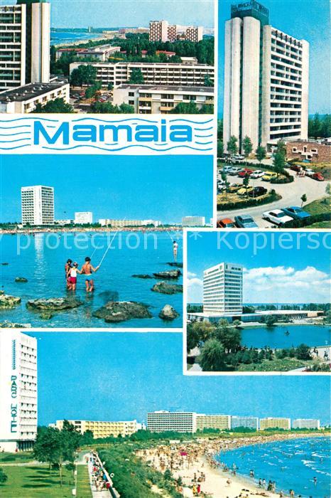 Mamaia Teilansichten Hotel Hochhaus Strand