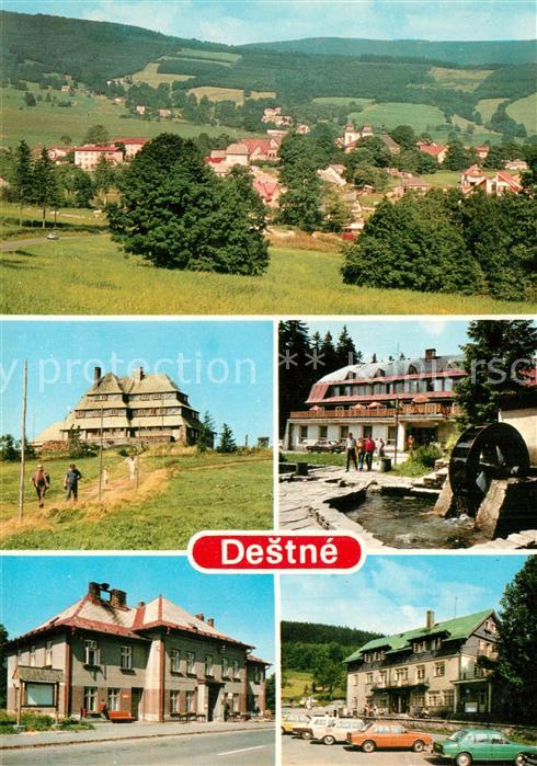 Destne Horske letovisko a vychodisko na hreben Orlickych hor Panorama Berghotel