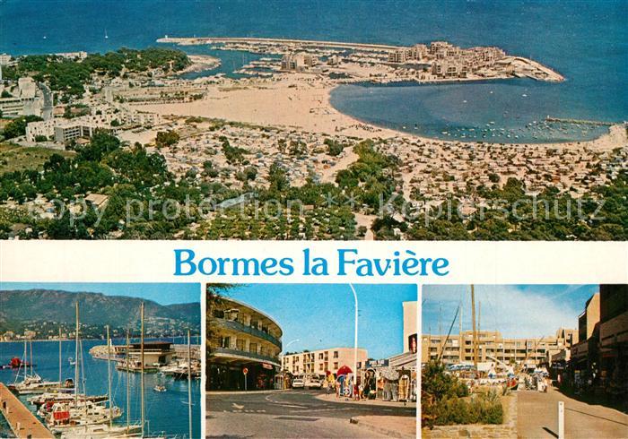 Bormes-la-Faviere Fliegeraufnahme Hafen Innenstadt