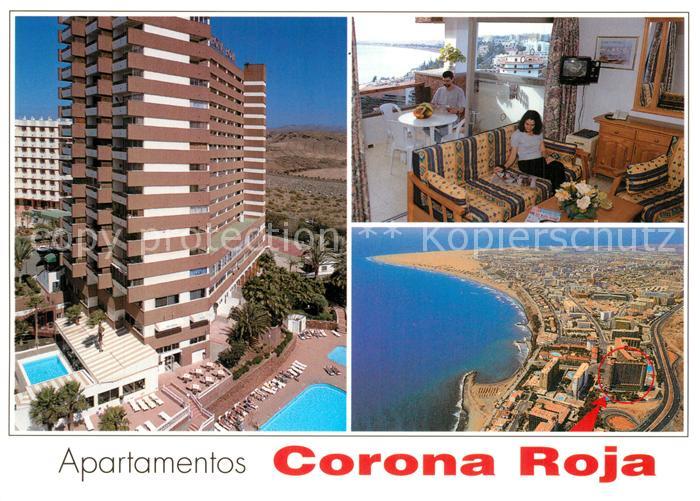 Playa del Ingles Apartamentos Corona Roja Fliegeraufnahme